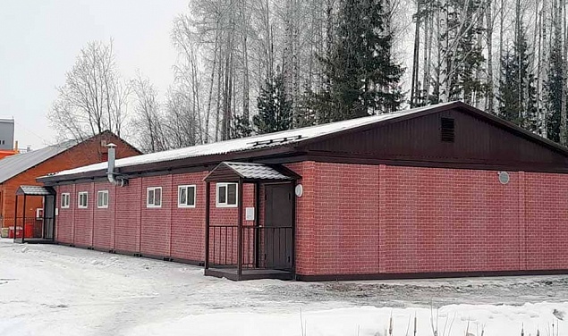 Блочно-модульное здание душевой