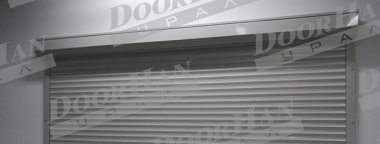 Рольставни DoorHan белого цвета с ручной механической системой открывания фото 1